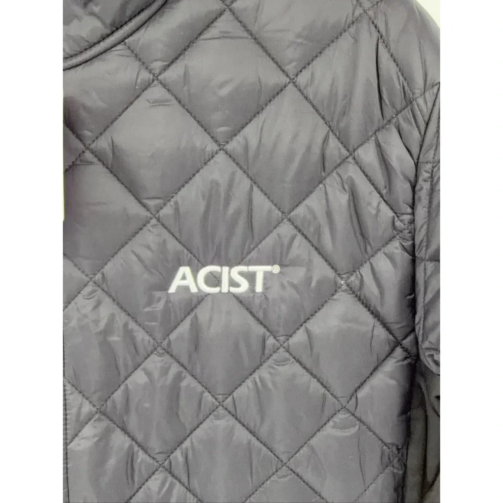 ROUGEMONT Hybrid Insul Jacket 19547-995-3 Black M Quilted Thumbhole Cuffs Logo